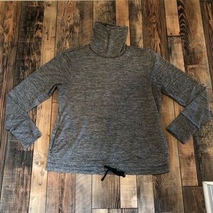 Gray Nike Turtleneck Pullover